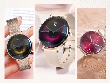 Смарт-годинник JG Smart PRESTIGE AMOLED для жінок, сріблястий