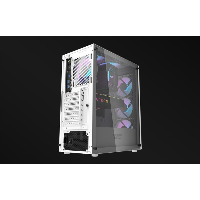Корпус для ПК darkFlash DK352 Plus, білий, Tower, 4 aRGB вентилятори