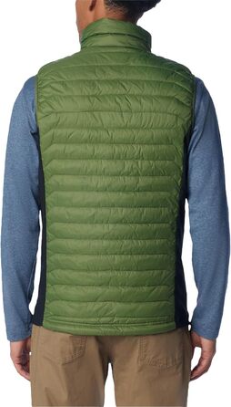 Жилет Columbia Powder Pass Hybrid Puffer Vest для чоловіків, теплий, чорний (1 шт.)