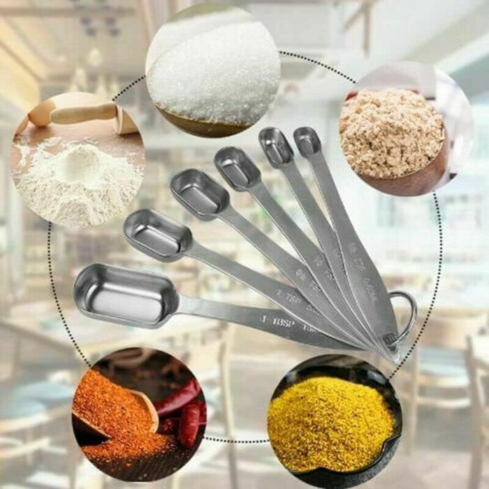 Набір мірних ложок Buy-Simplicity® 6шт з нержавіючої сталі для кухні