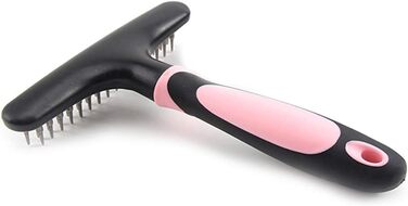 Щітка для собак PETCUTE для підшерстка, щітка для вичісування шерсті собак, гребінець для собак, щітка для вичісування шерсті собак (Рожева)