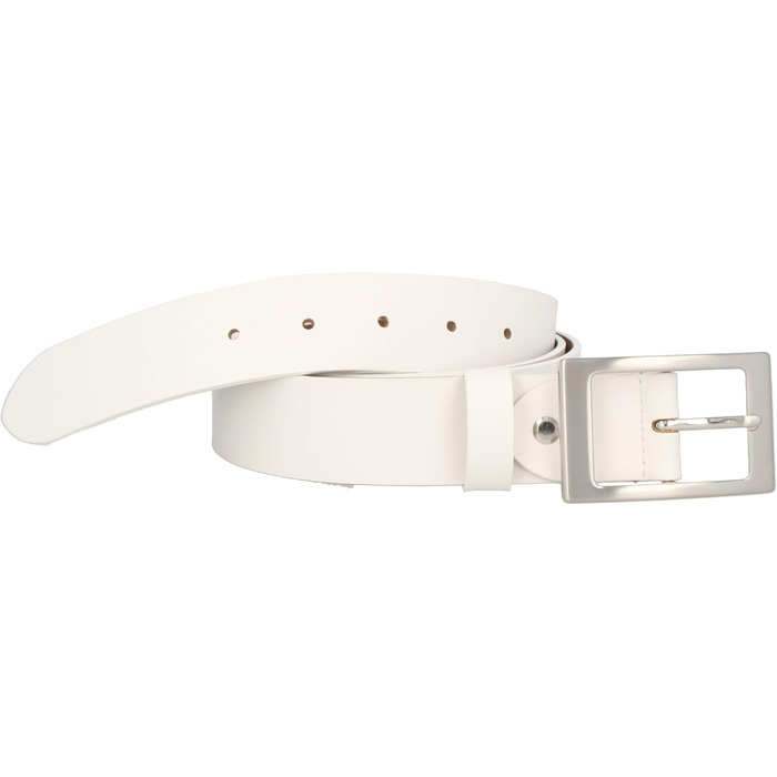 Жіночий ремінь MGM 950-1302 85 Білий - Класичний шкіряний пояс