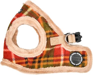 Пупая Джіанні Джерсі Жилет для собак Step-in, теплий зимовий принт квітів, для маленьких та середніх собак, маринований колір, розмір S (Бежевий, X-Large)