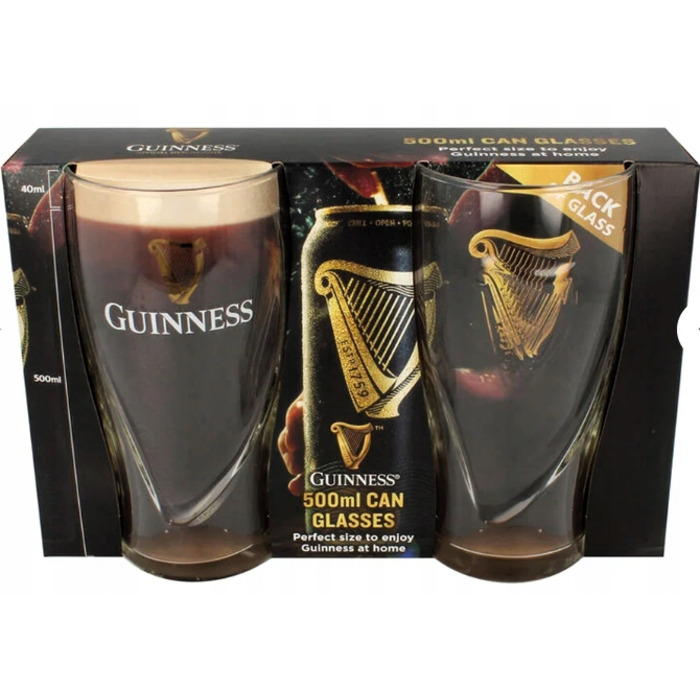 Бокали для пива GUINNESS, 500 мл, 2 шт.