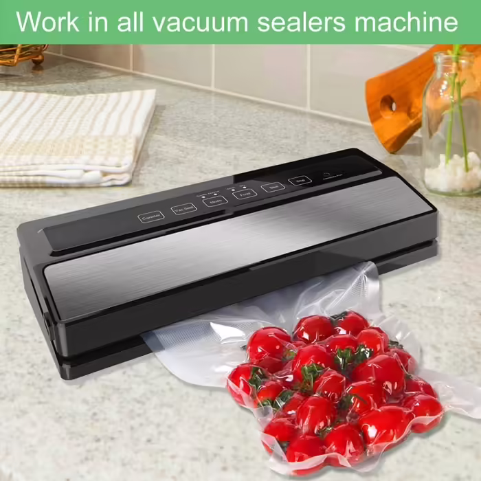 O2frepak150 Bags (50) 15x25cm and (50) 20x30cm and (50) 28x40cm Vacuum Bags, Vacuum Sealer Bags for Food, BPA-Free Vacuum Sealer Bags for Vacuum Sealers and Heat Sealers Suitable