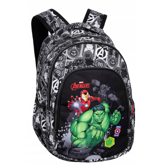 Багатовідсіковий шкільний рюкзак Avengers CoolPack, багатоколірний, 21 л