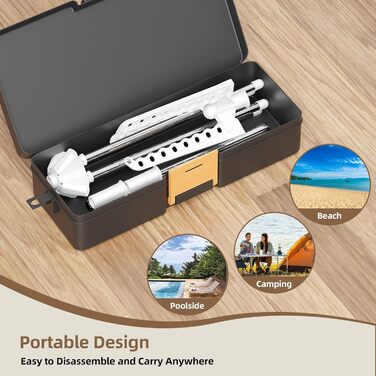 Сушарка для білизни складана, біла, з 3 крилами, нержавіюча сталь - для дому та вулиці