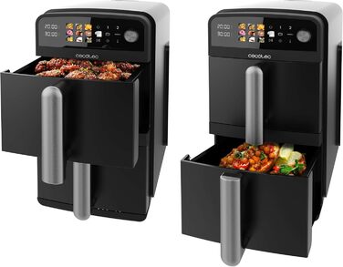 Фритюрниця Cecotec Cecofry DuoLevel 10.000, 10 л, 2400 Вт, сенсорне управління, 6 програм, контейнер 5 л
