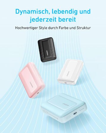 Магнітний зовнішній акумулятор Anker Zolo 10000mAh 30W — Бездротова швидка зарядка для iPhone 17/16/15, AirPods, чорний