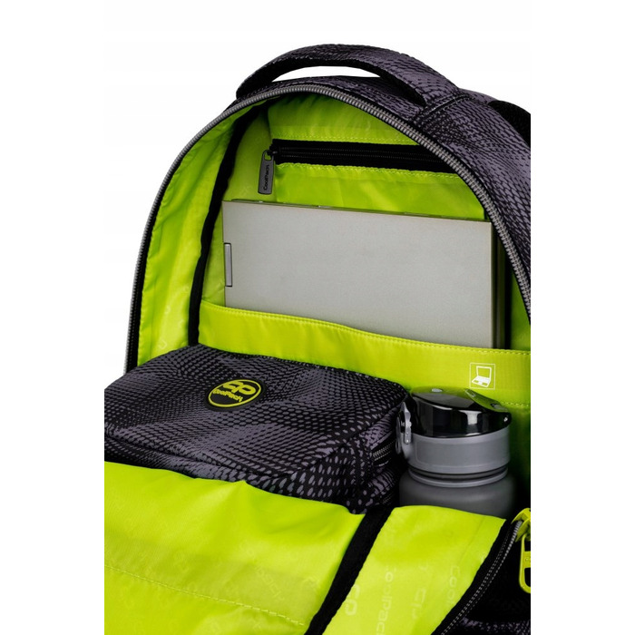 Шкільний рюкзак для підлітків Coolpack Drafter Hurricane, чорний (4-8 класи)
