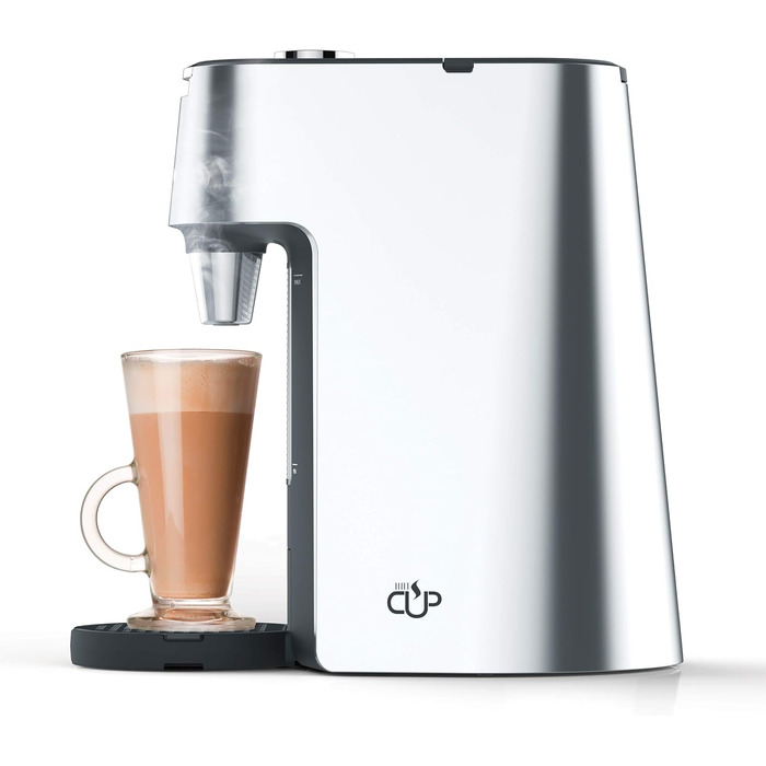 Диспенсер гарячої води Breville HotCup VKT111, 3 кВт, регульована порція, висота, 2 л, сріблястий