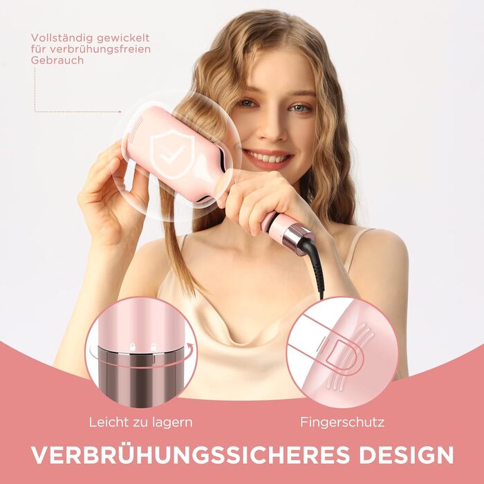Welleneisen PARWIN PRO Meerjungfrau 32MM - Створювач хвиль для волосся, великі локони, регулювання температури