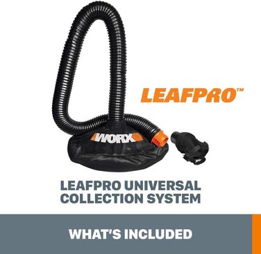 Універсальна система збору листя WORX WA4054.2 LeafPro для всіх популярних повітродувок/пилососів