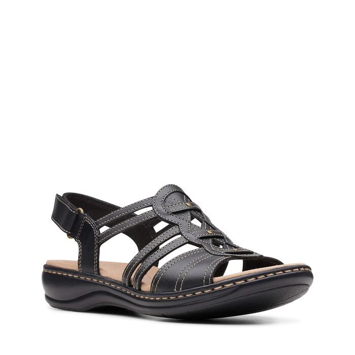 Сндалі Clarks Leisa Janna жіночі шкіряні чорні 40.5 EU