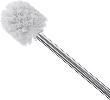 5 x WELLGRO Stainless Steel Toilet Brush White - Replacement Toilet Brush - Toilet Brush - Brush - Replacement Toilet Brush - Replacement Brush