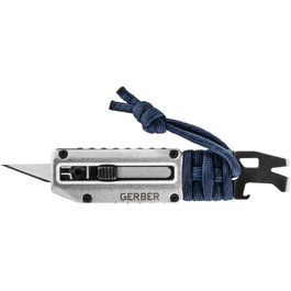 Gerber multi-tool with 8 functions, stainless steel, 31-003746 (Prybrid-X, Silver/Blue)