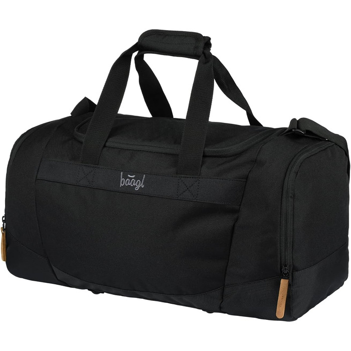 Шкільний рюкзак Baagl Set для хлопчиків та дівчаток-підлітків (5 предметів): рюкзак Skate MAX, пенал, спортивна сумка, бананка, ергономічний, 30 л (Darkness)