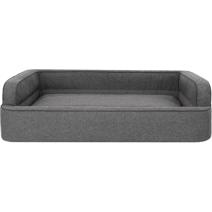 Крісло-ліжко для собак та котів, ліжко для тварин, XXL (117x79 см), графітовий колір, знімний чохол
