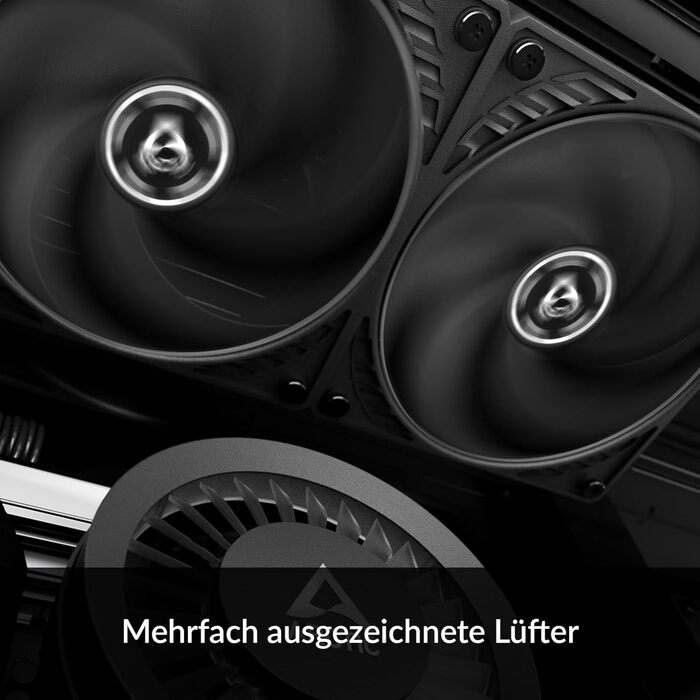 Система водяного охолодження ARCTIC Liquid Freezer III 280 для ПК - 2x140mm вентилятори, радіатор 38mm, PWM-насос, підтримка AMD AM5/AM4, Intel LGA1851/1700