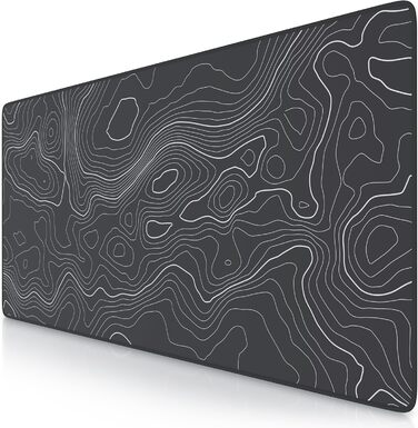 Килимок для миші TITANWOLF XXL 900x400mm - великий, покращена точність та швидкість, топографія