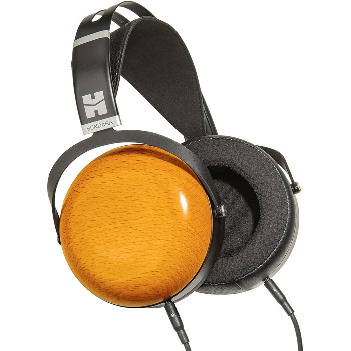 HIFIMAN Sundara - навушники повного розміру з закритою задня панеллю, магнітна система, дротові, з технологією Stealth Magnet, знімний кабель, дерев'яні амбушюри для дому, студії, запису