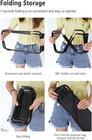 Розкладний садовий пуф для кемпінгу та відпочинку на природі (середній)