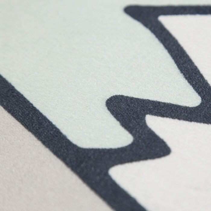 Дитячий килим Paco Home для хлопчиків та дівчаток 3D, Пастельні гори, хмари, зірки, 160x230 см, Сірий