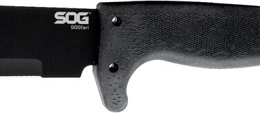 SOGFari 18 in. Machete, Black Kraton Handle, Black Blade