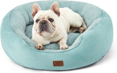 BEDSURE Cat Bed Washable - Cat Bed - 63x53x20cm Cat Bed with Reversible Inner Cushion Cat Sleeping Place for Cats or Small Dogs (Washed Blue, L 63 x W 53 x H 20 cm)