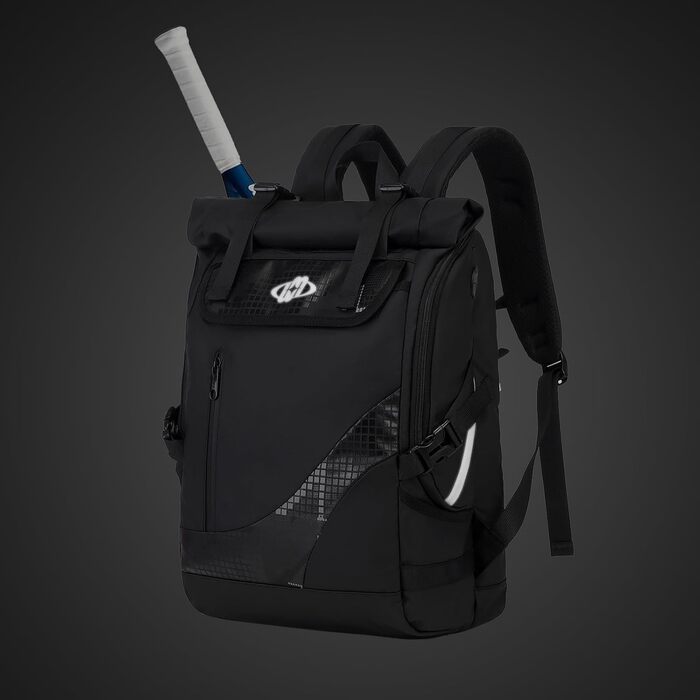 Спортивна сумка для тенісу UtiaMiaoGonGo - рюкзак для ракет, вміщує 2 ракетки, з відділенням для взуття, підходить для бадмінтону та падел-тенісу