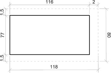 Будка для собак Outdoor маленьких порід – дерев'яна будка для собак, водостійкий дах 76 x 99 x H80 см, розмір S, Timbela M401-1 розмір M, 76x99xH80cm, натуральне дерево (розмір L, 80x118xH94cm, LP SmartSide дерев'яні панелі)