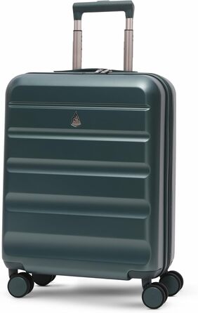 Ручний багаж Aerolite, розширюваний, 55x40x20/23 см, 4 колеса, зелений. Підходить для Lufthansa, Eurowings, Condor, Wizz Air.