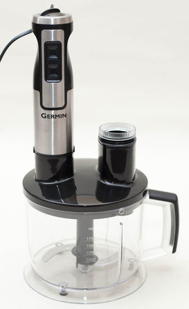 Занурювальний блендер Germin MAX-1050-W 1000 Вт, сріблястий/сірий