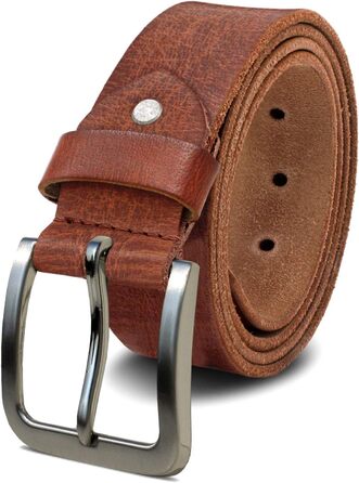 Жіночий шкіряний ремінь ROYALZ Vintage 38 мм, колір коньяк, ширина 85 см (загальна довжина 100 см)