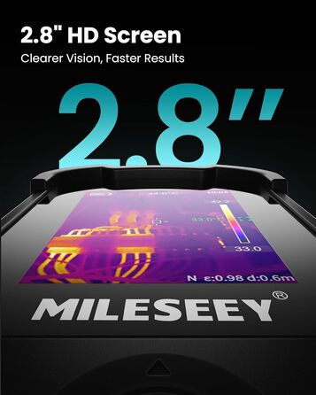 Тепловізор MILESEEY TR20 PRO: портативний, -20°C до 550°C, роздільна здатність 192x192, 25Hz, 8 годин роботи від акумулятора