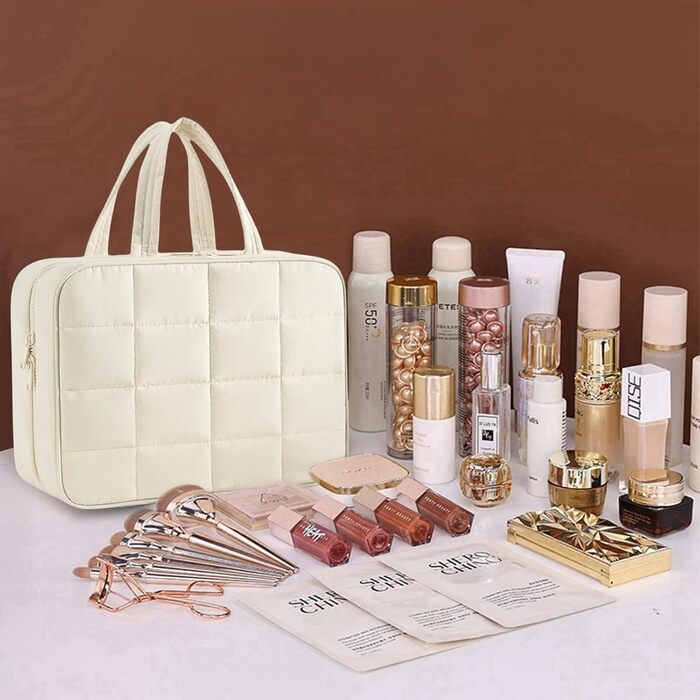 Чохол для туалетних аксесуарів на гачку, дорожній, чорний: органайзер для косметики та прикрас