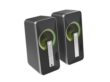 Комплект акустичних систем 2.0 Genesis Helium 100BT, 10 Вт, чорний