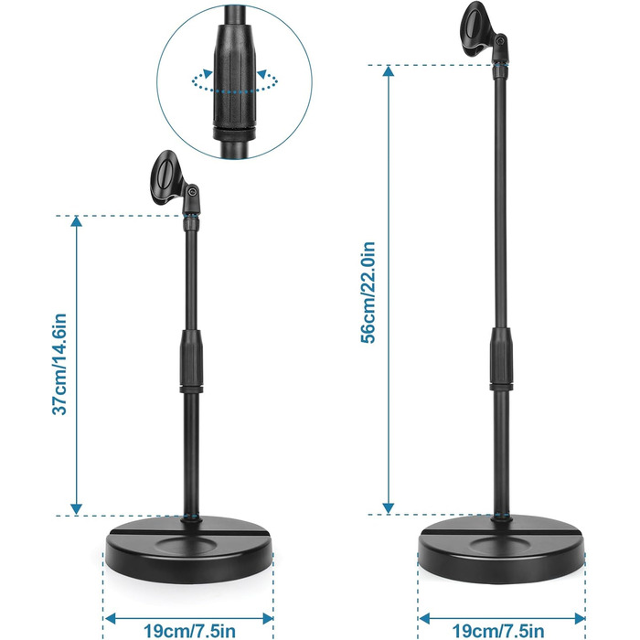 Підставка для мікрофона ChromLives для Razer Seiren X, з поп-фільтром, вітрозахистом та кабелетримачем, 5/8 адаптер для радіомовлення та запису