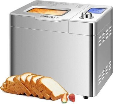 Хлібопічка Meykey ME5452Y, сріблястий/сірий, 550 Вт