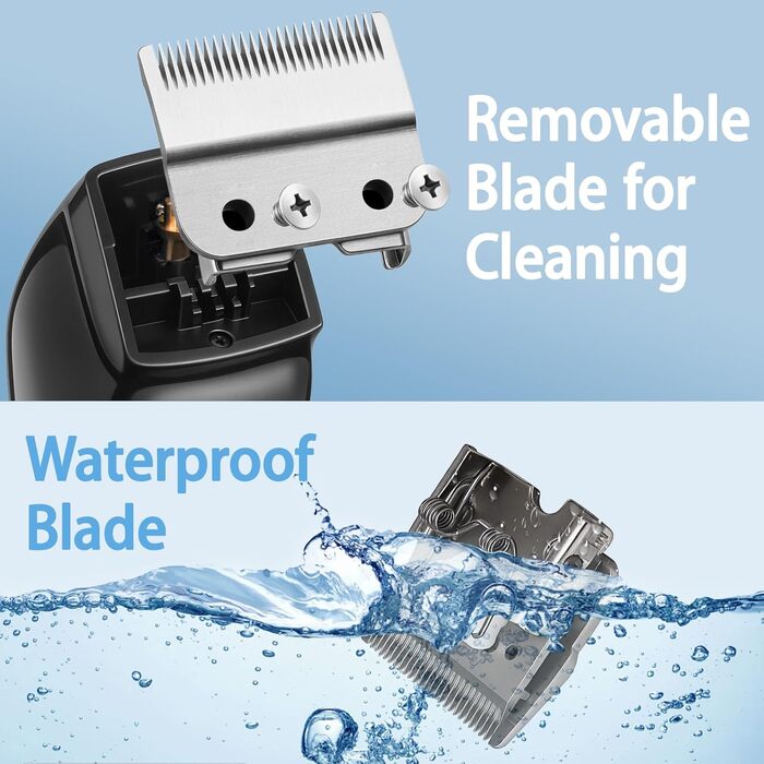 Професійна машинка для стрижки собак та котів Leise, 4 насадки, бездротова, для густого та кучерявого волосся