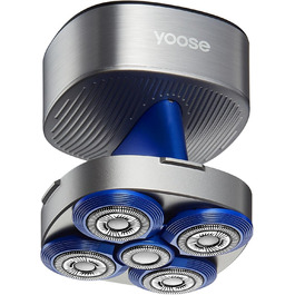 Електричний чоловічий верстат для гоління Yoose Glatzen з 5 лезами, IPX7, 90 хв роботи, USB-C, PID-регулювання