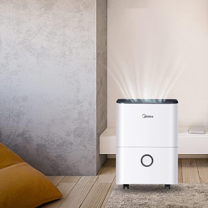 Зволожувач повітря Midea DF-20DEN7-WF, 20л/24г, 100м³, білий, з Wi-Fi, таймер 24г, бак 3л
