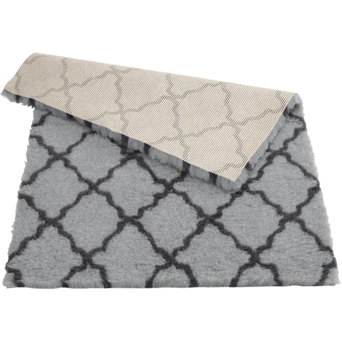 Медичне ліжко для собак Premium - ковдра для собак: нековзна, вологопоглинаюча, дихаюча та пральна (70 x 100 см) (70x100 см, Треліс-сірий)