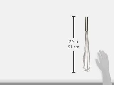 Віночок кухонний Agnelli Coix3601E60, нержавіюча сталь, сріблястий (50 см)