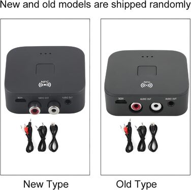 Bluetooth 5.0 Аудіоприймач: NFC, HiFi, Aux, RCA, USB. Підтримка для TV, авто, стереосистеми