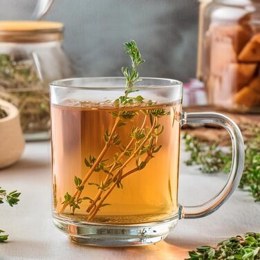 Набір склянок для лате макіато Krosno Glasmark 4 шт., 200 мл (кавові, для чаю, десертних, води, глінтвейну, айс-кафе)