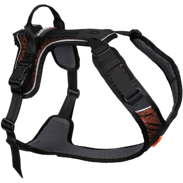 Шлейка для собак Non-Stop Dogwear Rock Harness, розмір M, чорний колір