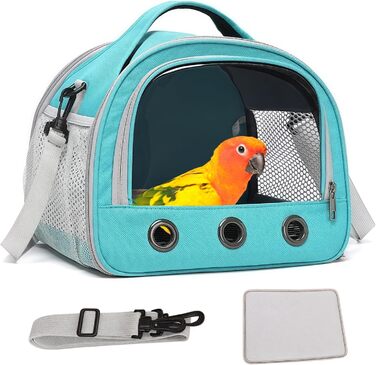 Транспортна сумка для кота та собаки, переноска для тварин з плечовим ременем, 30x27x21 см