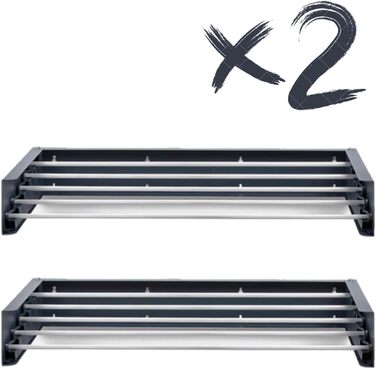 Настінна сушарка для білизни FoxyDry HIDE – розсувна, для дому та вулиці, 71x35x13 см, білий (лімітована серія)