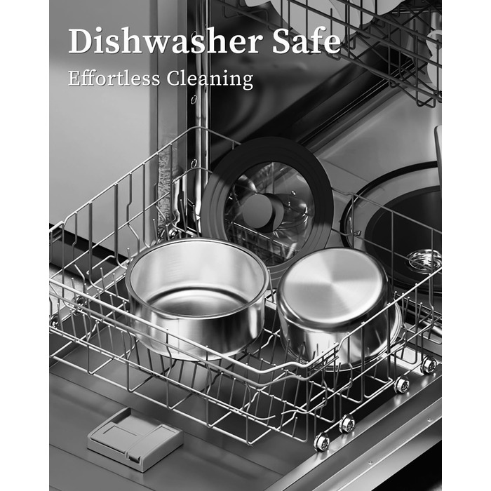 Сковорода з нержавіючої сталі Edelstahl 30 см з кришкою, індукційна, 18/10, для всіх типів плит, до 250°C, швидке нагрівання